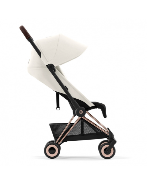 Коляска прогулочная Cybex Coya шасси Rose Gold, Off White (Белый)