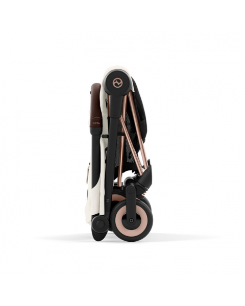 Коляска прогулочная Cybex Coya шасси Rose Gold, Off White (Белый)