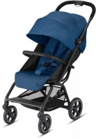 Коляска прогулочная Cybex Eezy S+ 2 BLK (с дождевиком и бампером), Navy Blue (Темно-синий)