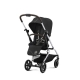 Коляска прогулочная Cybex Eezy S Twist+ 2 SLV (с дождевиком и бампером), Moon Black (Черный)