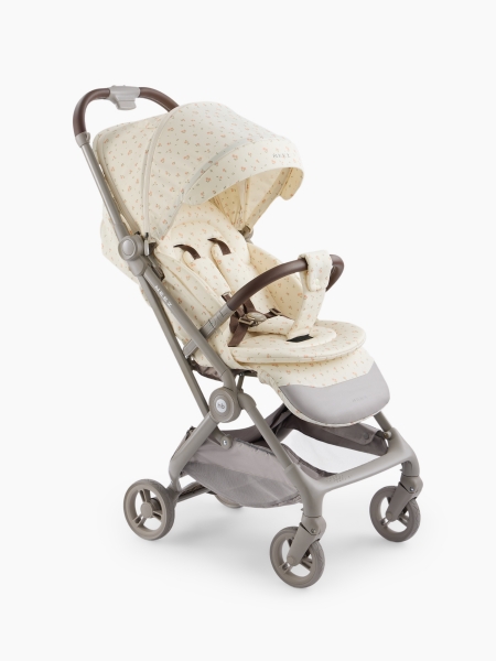 Коляска прогулочная Happy Baby Neez, beige flowers fix
