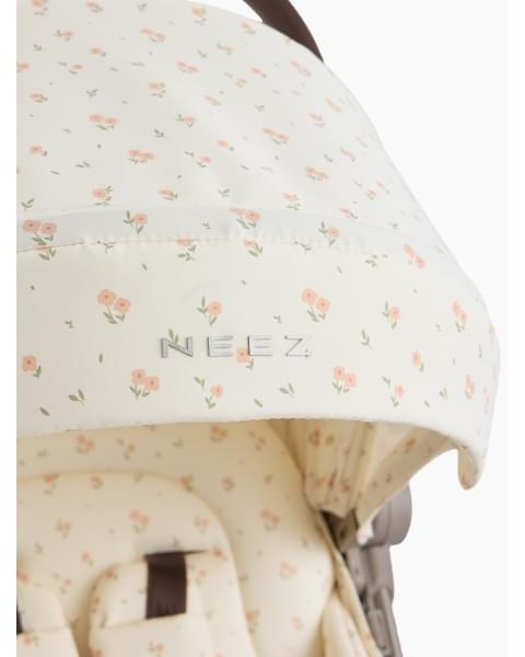 Коляска прогулочная Happy Baby Neez, beige flowers fix