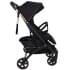 Коляска прогулочная Peppy Polo rose black хром рама, сумка