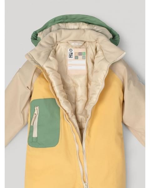 Комбинезон демисезонный Leokid Color Kit, Yellow (Желтый)
