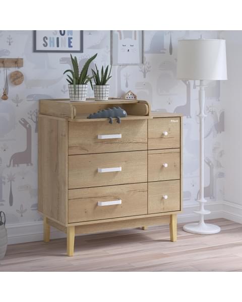 Комод Pituso Kids Vintage Premium, Дуб галифакс