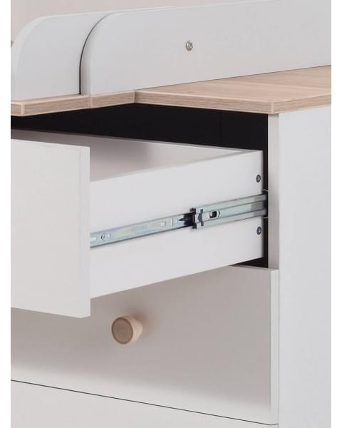 Комод пеленальный Rant Elsa Pro 800/4 с органайзером Crystal beige