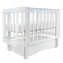 Кровать детская Pituso Olivia (маятник/ящик/автостенка) 120*60 см Белый-Белый
