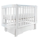 Кровать детская Pituso Olivia (маятник/ящик/автостенка) 120*60 см Белый-Белый
