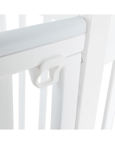 Кровать детская Pituso Olivia (маятник/ящик/автостенка) 120*60 см Белый-Белый