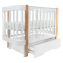 Кровать детская Pituso Olivia (маятник/ящик/автостенка) 120*60 см Белый-Белый