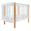 Кровать детская Pituso Olivia (маятник/ящик/автостенка) 120*60 см Белый-Белый