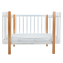 Кровать детская Pituso Olivia (маятник/ящик/автостенка) 120*60 см Белый-Белый