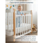 Кровать детская Pituso Olivia (маятник/ящик/автостенка) 120*60 см Белый-Белый