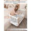 Кровать детская Pituso Olivia (маятник/ящик/автостенка) 120*60 см Белый-Белый