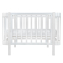 Кровать детская Pituso Olivia (маятник/ящик/автостенка) 120*60 см Белый-Белый