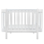 Кровать детская Pituso Olivia (маятник/ящик/автостенка) 120*60 см Белый-Белый