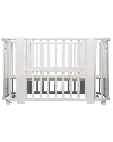 Кроватка-трансформер Indigo Baby Line 5 в 1 белый