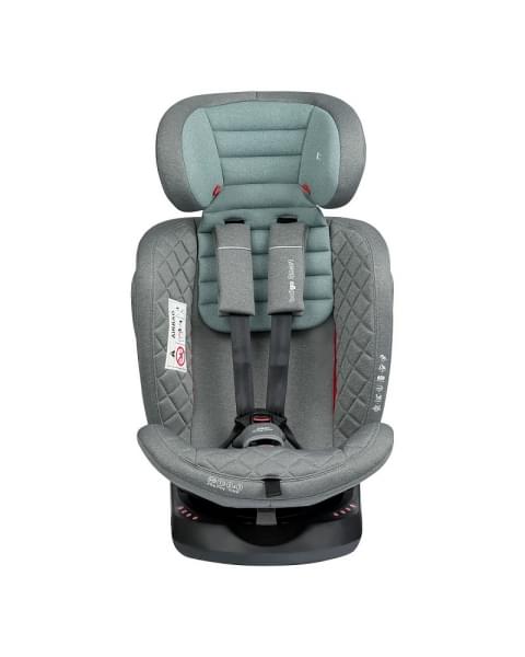 Автокресло Indigo Smart Isofix серый-зеленый