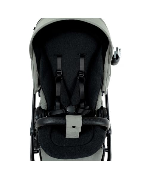 Детская коляска Roan Sol 2.0 3 в 1 с автокреслом Tutis Elo Lux EduSky Black SLL/33/T Sage Green/Black/руч.Black