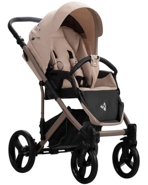 Детская коляска Bebetto Magnum Light SE 2 в 1 08 св.бежевый, бежевая рама