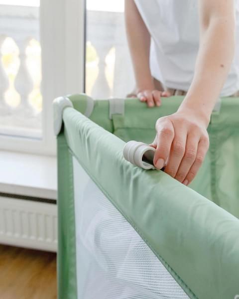 Манеж-кровать Carrello Piccolo Plus CRL-11501/2 Mint Green
