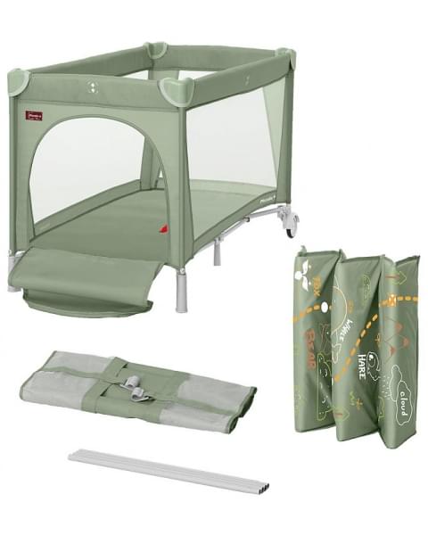 Манеж-кровать Carrello Piccolo Plus CRL-11501/2 Mint Green