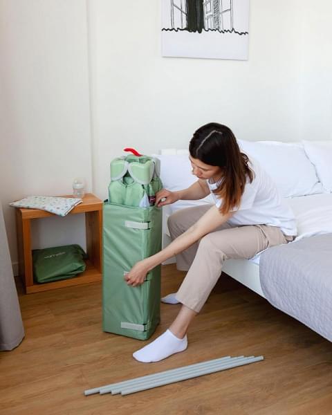 Манеж-кровать Carrello Piccolo Plus CRL-11501/2 Mint Green