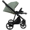 Детская коляска Roan Sol 2.0 3 в 1 с автокреслом Tutis Elo Lux EduSky Black SLL/33/T Sage Green/Black/руч.Black