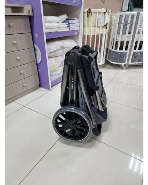 Модульная коляска 3в1 Luxmom 888X серый