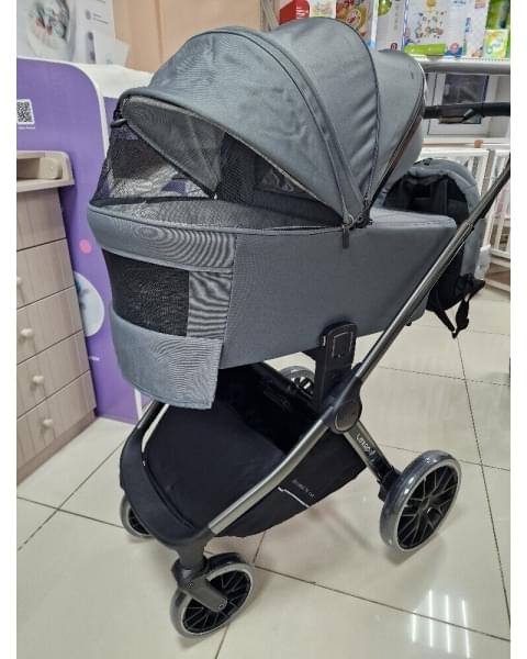 Модульная коляска 3в1 Luxmom 888X серый