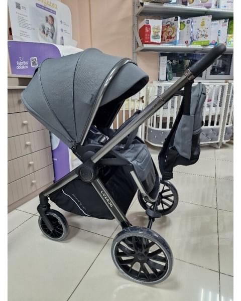 Модульная коляска 3в1 Luxmom 888X серый