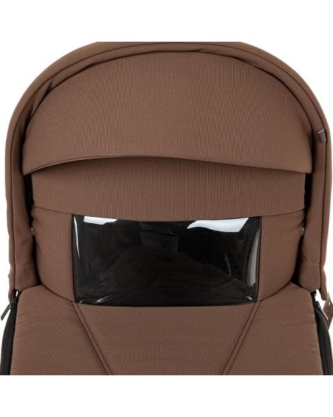 Детская коляска Roan Bass Next Classic 2.0 d14 3 в 1 с автокреслом Tutis Elo Lux EduSky Black BSNC/91/2 Mocha Mousse/Black/руч.Cappuccino