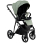 Детская коляска Roan Sol 2.0 3 в 1 с автокреслом Tutis Elo Lux EduSky Black SLL/33/T Sage Green/Black/руч.Black