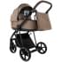Детская коляска Roan Sol Vintage Leather 2.0 3 в 1 с автокреслом Tutis Elo Lux Edusky Black SL/11/L Camel/Black/руч.Тем.коричневый