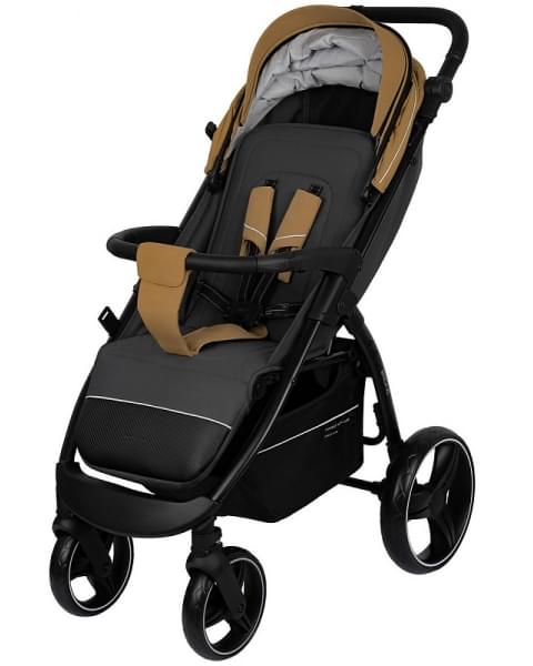 Детская прогулочная коляска Indigo Epica XL бежевый-серый