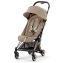 Прогулочная коляска Cybex Coya Cozy Beige с дождевиком и бампером/Rosegold