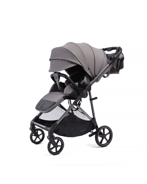 Прогулочная коляска Peppy Amici Grey серый, рама серая