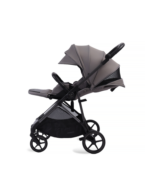 Прогулочная коляска Peppy Amici Grey серый, рама серая