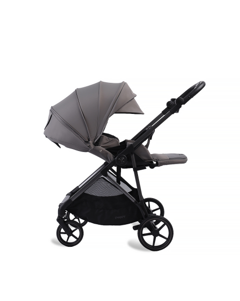 Прогулочная коляска Peppy Amici Grey серый, рама серая