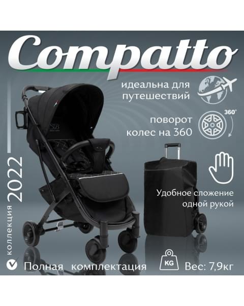 Прогулочная коляска Sweet Baby Compatto, Blue Neo (Синий)