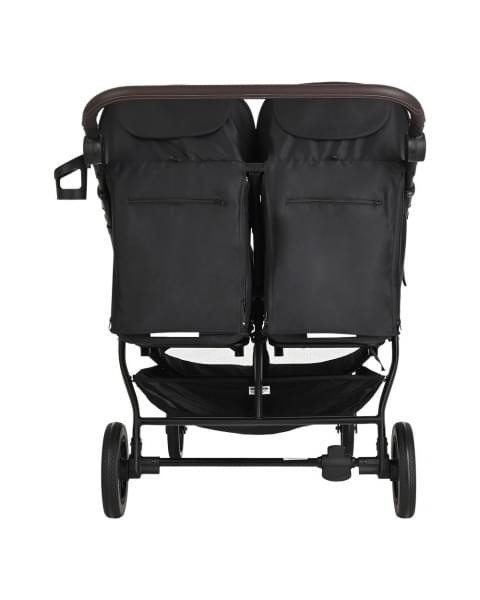 Прогулочная коляска для двойни Pituso Duocity PU 2023, Black (Черный)