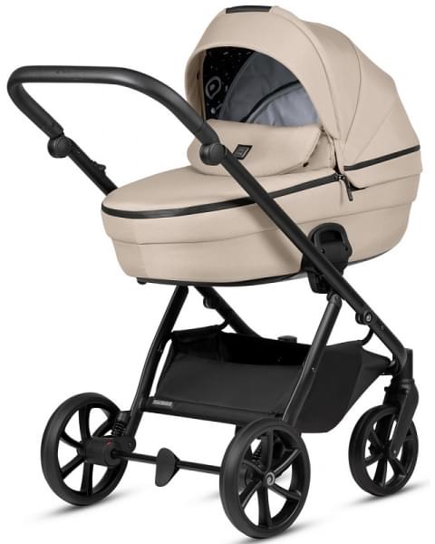 Детская коляска Tutis Uno 6 Plus Essential collection 3 в 1 с автокреслом Elo Lux EduSky Black 1602180 Beige