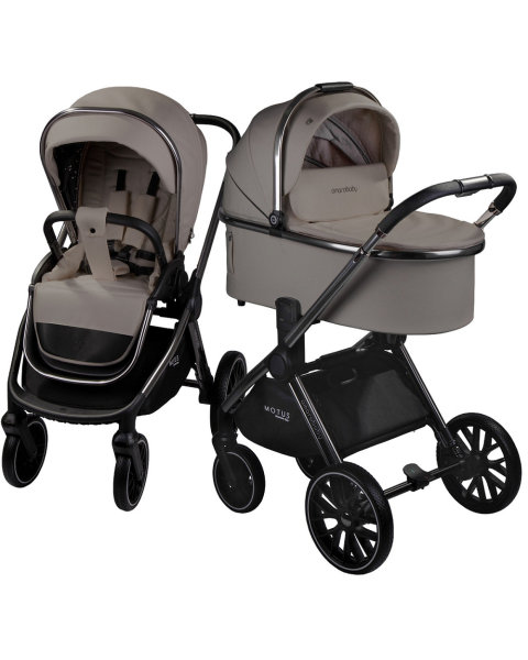 Детская коляска AmaroBaby Motus Premium Ecco 3 в 1 мокко