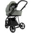 Детская коляска Roan Sol 2.0 3 в 1 с автокреслом Tutis Elo Lux EduSky Black SLL/33/T Sage Green/Black/руч.Black