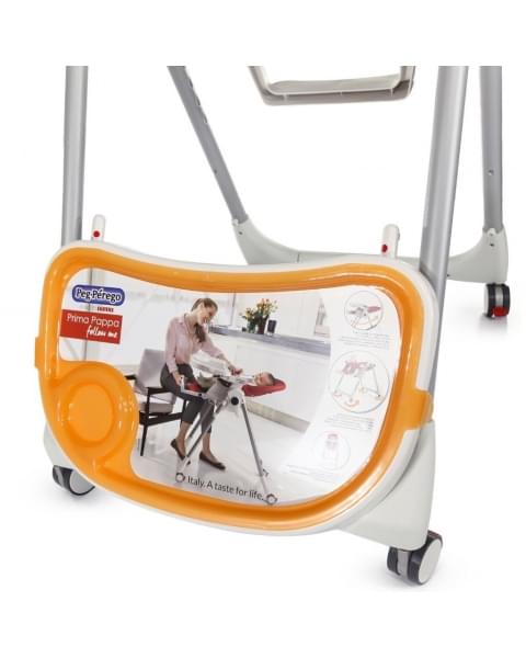 Стульчик для кормления Peg-Perego Prima Pappa Follow Me, Arancia (Оранжевый)
