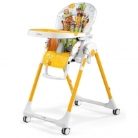 Стульчик для кормления Peg-Perego Prima Pappa Follow Me, Fox and Friends (Фокс и друзья)
