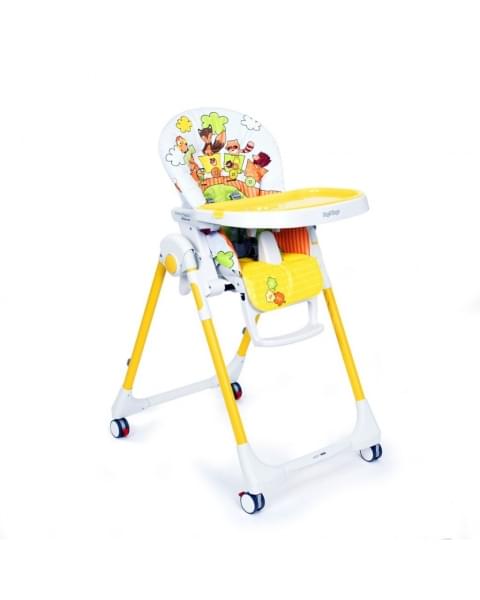 Стульчик для кормления Peg-Perego Prima Pappa Follow Me, Fox and Friends (Фокс и друзья)