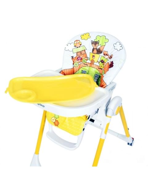 Стульчик для кормления Peg-Perego Prima Pappa Follow Me, Fox and Friends (Фокс и друзья)