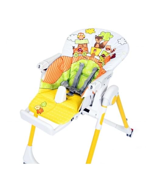 Стульчик для кормления Peg-Perego Prima Pappa Follow Me, Fox and Friends (Фокс и друзья)