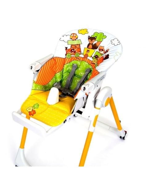 Стульчик для кормления Peg-Perego Prima Pappa Follow Me, Fox and Friends (Фокс и друзья)